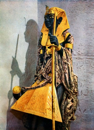 Estatua de madera de Tutankamón, Egipto, 1933-1934 de Unbekannt