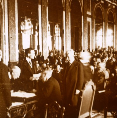 Woodrow Wilson, Tratado de Versalles, Francia, 1919 de Unbekannt