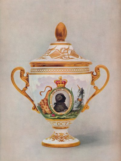 Jarrón de Worcester conmemorando el Jubileo de Oro del Rey Jorge III, c1809 de Unbekannt