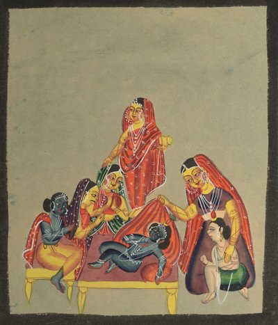 Adoración del Niño Krishna de Unbekannt
