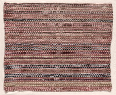 Textil de lana tejida, principios del siglo XIX de Unbekannt