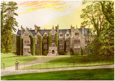 Abadía de Wroxton, Oxfordshire, hogar de la familia North, c1880 de Unbekannt