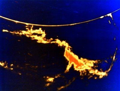 Imagen de rayos X de una llamarada solar de Unbekannt