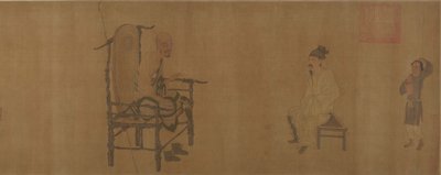 Xiao Yi obteniendo el manuscrito Lanting del monje Biancai de Unbekannt