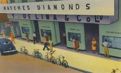 Y. De Lima & Co. Ltd., Viajeros principales de Trinidad, Puerto España, Trinidad, B.W.I., c1940s de Unbekannt