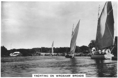 Navegando en Wroxham Broads, 1936 de Unbekannt