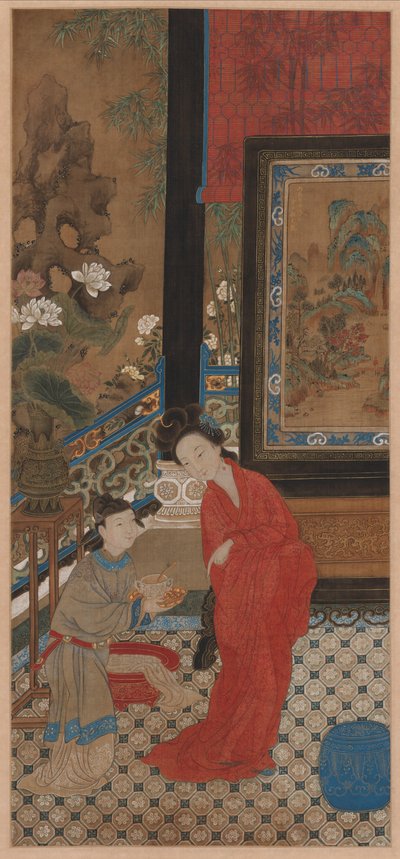 Yang Guifei saliendo del baño de Unbekannt