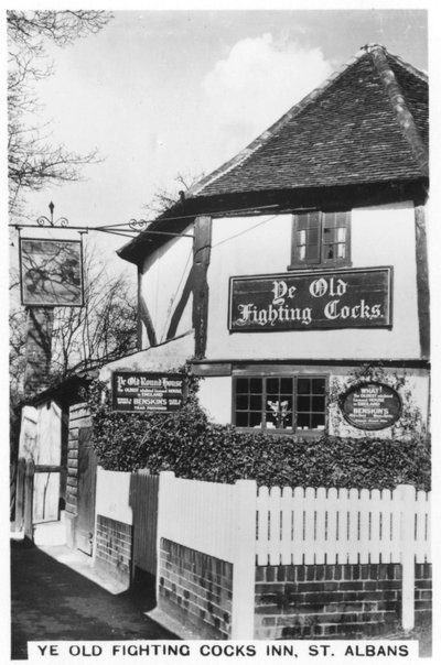 Ye Old Fighting Cocks Inn, St Albans, Hertfordshire, 1937 de Unbekannt