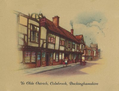 Ye Olde Ostrich Colnbrook, Buckinghamshire, 1939 de Unbekannt