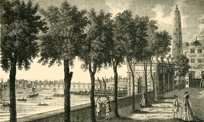 Escaleras de York y la Torre del Agua, 1881 de Unbekannt