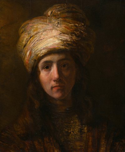 Joven con turbante de Unbekannt