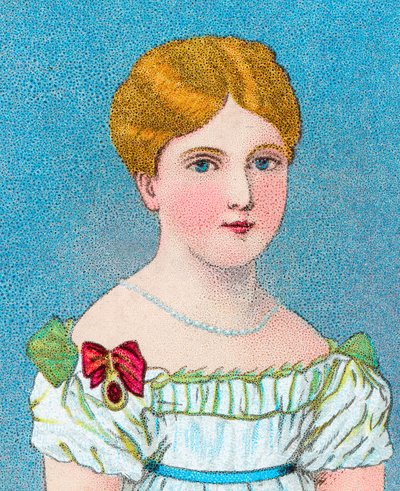 Joven Reina Victoria, entonces Princesa Alexandrina Victoria de Kent, c1829 c1902 de Unbekannt
