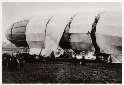 Zeppelin LZ2 después de su destrucción, 1906 1933 de Unbekannt