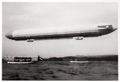 Zeppelin LZ3 en el aire, Alemania de Unbekannt