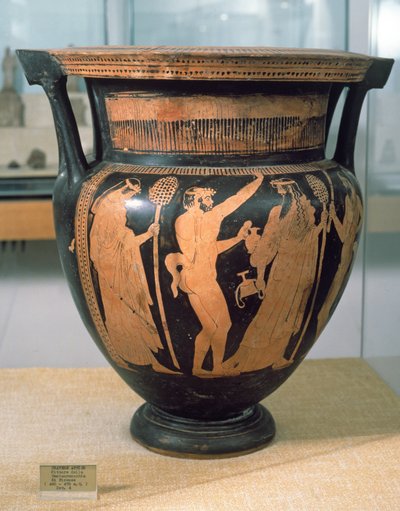 Crátera de figuras negras, por el Pintor de los Centauros, c.480-470 a.C. de Unbekannt Unbekannt