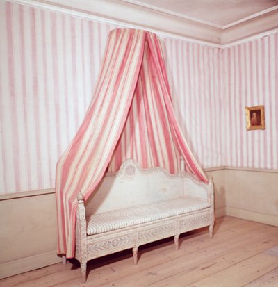Cama plegable en la casa de Carl Linnaeus, Hammarby, Uppsala, Suecia de Unbekannt Unbekannt