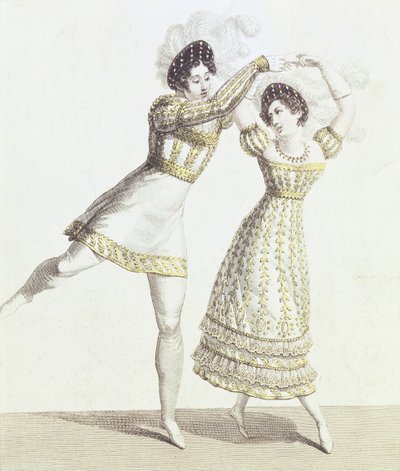 Diseño de vestuario para un ballet en la Royal Opera House (diseñador desconocido) de Unbekannt Unbekannt