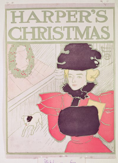 Portada para la revista Harpers, edición de Navidad de Unbekannt Unbekannt