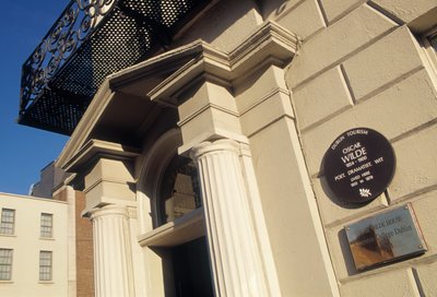 Entrada del Museo de la Casa de Oscar Wilde en el Número Uno Merrion Square de Unbekannt Unbekannt