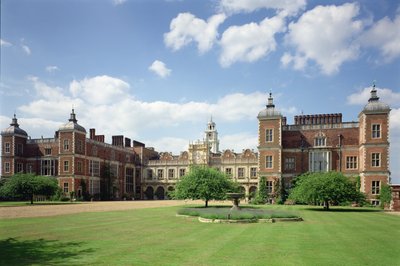 Exterior de Hatfield House, Hertfordshire, construido entre 1607-12 de Unbekannt Unbekannt