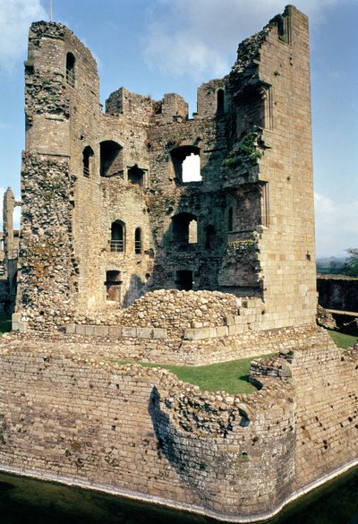Vista exterior del torreón, Castillo de Raglan, Monmouthshire, Gales del Sur de Unbekannt Unbekannt