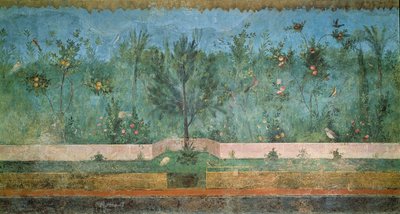 Pinturas de jardín de la llamada Villa de Livia, Primaporta, Roma, c.20 a.C. de Unbekannt Unbekannt