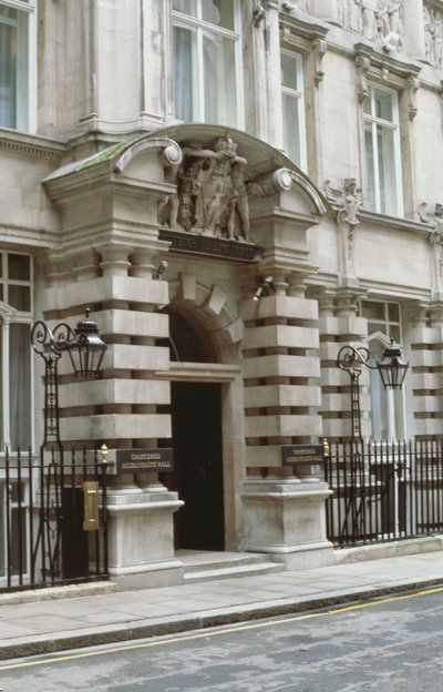 Institute of Chartered Accountants, Moorgate Place, Londres EC2 de Unbekannt Unbekannt