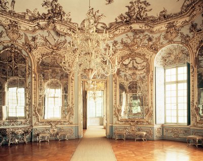 Interior del Salón de los Espejos diseñado por François Cuvilliés, 1734-39 de Unbekannt Unbekannt