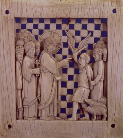 Jesús expulsando al espíritu impuro, relieve, siglo X de Unbekannt Unbekannt
