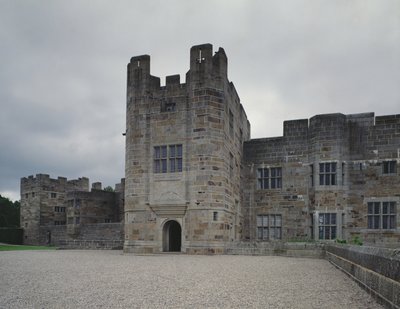 Entrada principal del Castillo Drogo, diseñado por Sir Edwin Lutyens (1869-1944) 1910-30 de Unbekannt Unbekannt