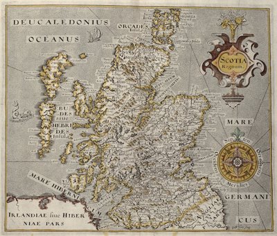 Mapa del Reino de Escocia, siglo XVII Scotia Regnum de Unbekannt Unbekannt
