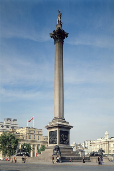 Columna de Nelson, construida 1840-43 de Unbekannt Unbekannt