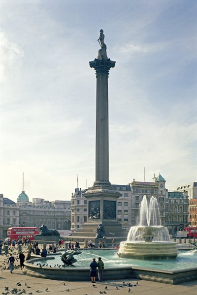 Columna de Nelson, construida 1840-43 de Unbekannt Unbekannt