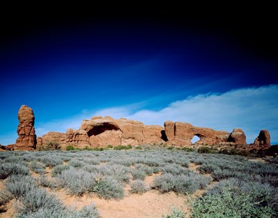 Ventana norte y Park Avenue, Parque Nacional Arches, Utah de Unbekannt Unbekannt
