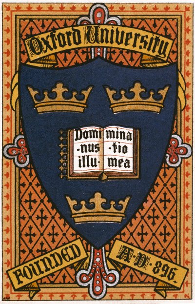 Universidad de Oxford: Escudo de Armas de Unbekannt Unbekannt