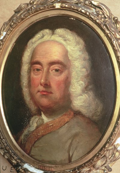 Retrato de George Frederick Handel (1685-1759) de Unbekannt Unbekannt