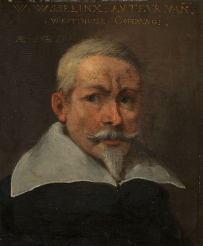 Retrato de Willem Usselinx, 1637 de Unbekannt Unbekannt