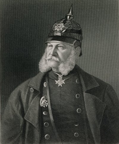 Retrato de Guillermo I (1797-1888) Rey de Prusia y Emperador de Alemania de Unbekannt Unbekannt