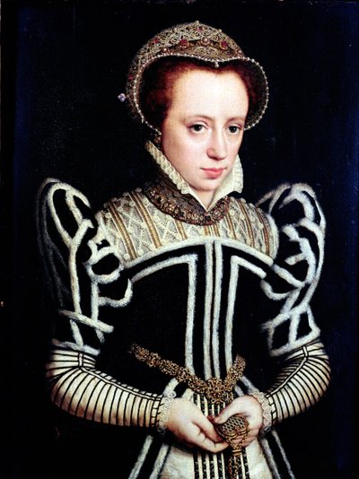 Retrato de una Dama, posiblemente María Reina de Escocia (óleo) de Unbekannt Unbekannt