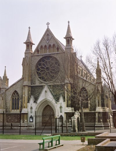 Iglesia de Santa Ana, Limehouse, diseñada por Gilbert Blount, 1855 y 1894 de Unbekannt Unbekannt