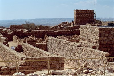 Restos del palacio fortaleza, construido por Herodes el Grande (73-4 a.C.) c.37-31 a.C. de Unbekannt Unbekannt