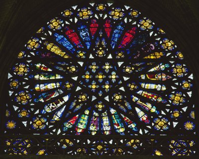 Ventana de Sar de David en la iglesia abacial de Saint-Ouen, c.1440 de Unbekannt Unbekannt