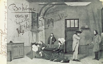 Escena del Acto IV de la ópera 
