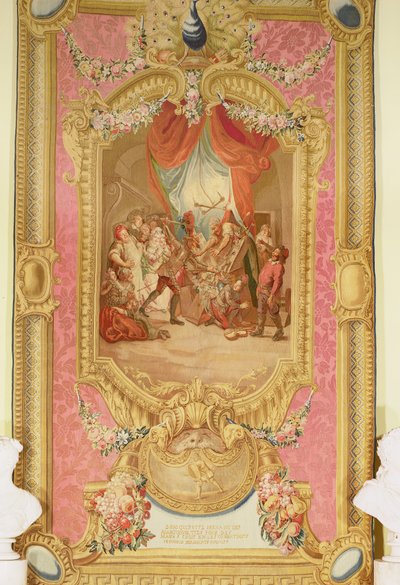 Escena de Don Quijote, tapiz de la Galería de los Regentes de Unbekannt Unbekannt