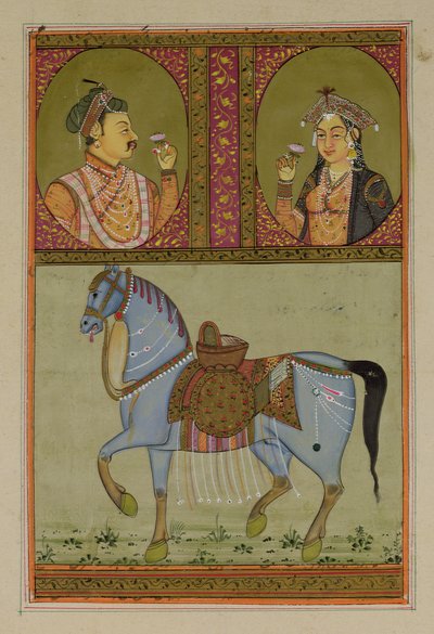 Shah Jahan (1592-1666) y Muntaz Mahal, su esposa (d.1629), Mughal de Unbekannt Unbekannt