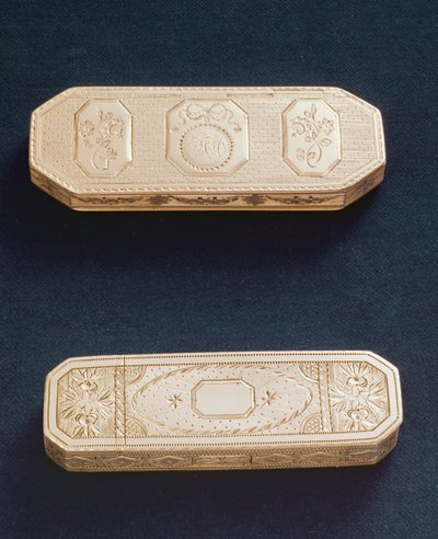 Estuches para mondadientes de plata por Samuel Pemberton, Birmingham, 1791 de Unbekannt Unbekannt