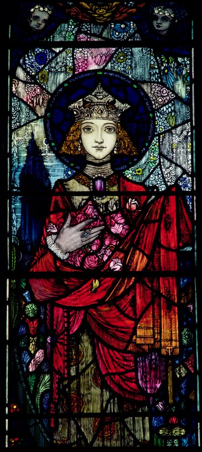 Santa Isabel de Hungría, por Harry Clarke de Dublín (1889-1931) de Unbekannt Unbekannt