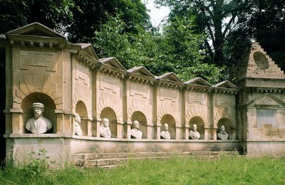 Stowe, William Kent, Templo de los Dignos Británicos, c.1735, Buckinghamshire, Reino Unido de Unbekannt Unbekannt