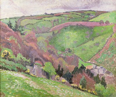 Paisaje del valle, siglo XX de Unbekannt Unbekannt