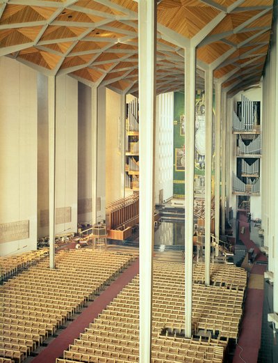 Vista a través de la nave, Catedral de Coventry de Unbekannt Unbekannt